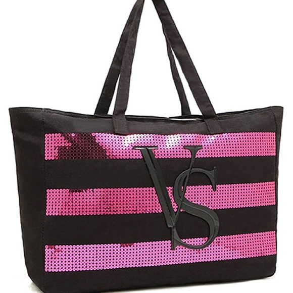 SOLD- VS Victoria's Secret Rhinestone Tote Bag (BNIP) - Picture 2 of 5